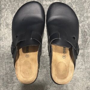 Black Slip-On Clogs